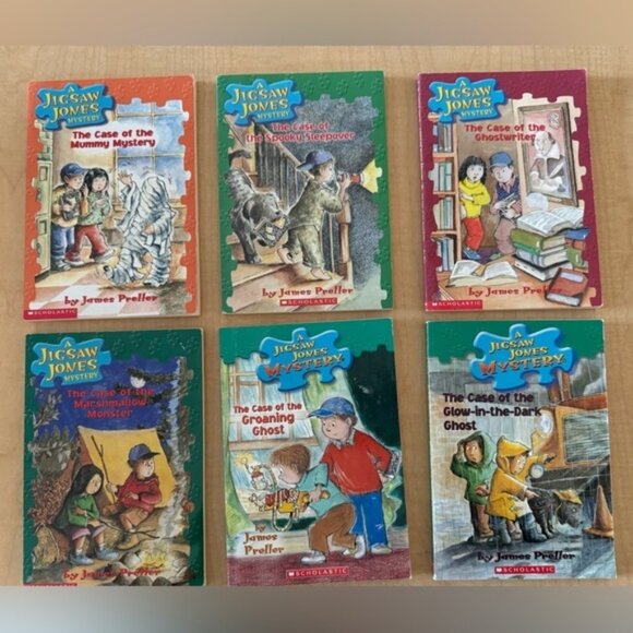 Jigsaw Jones Myster Early Chapter Book Set Collection Children Kid James Preller - Picture 1 of 10